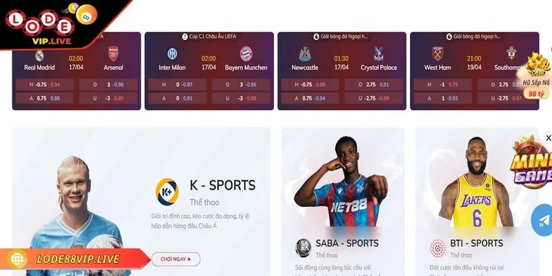 Đánh giá Lode88 - Thông tin quan trọng dành cho người mới 3 Chuyên gia đánh giá Lode88 cao về sảnh thể thao