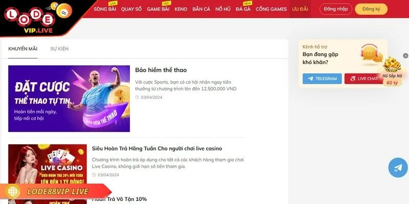 Lode88 uy tín không - Giải đáp thắc mắc cho hội viên 4 Vô vàn ưu đãi khủng khi người chơi gia nhập Lode88