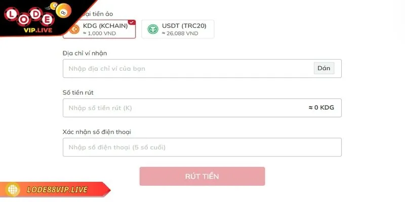 Rút tiền Lode88 dễ dàng thực hiện ngay lần đầu cho newbie 2 Cần cung cấp thông tin rút tiền Lode88 chuẩn xác
